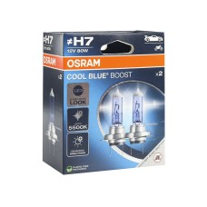 Żarówki OSRAM H7 12V 80W PX26d Cool Blue Boost 5000K HyperBlue +50%, 2 szt.