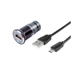 Ładowarka 12/24V QC3.0 1x USB + kabel USB > micro USB