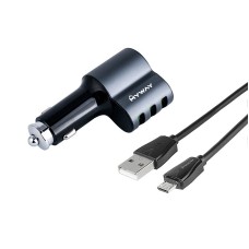 Ładowarka 12/24V 3x USB Auto-IDmax 5.1A z gniazdem zapalniczki + kabel USB > micro USB