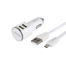 Ładowarka 12/24V 2x USB 3.4A + kabel z wtyczką micro USB