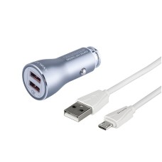 Ładowarka 12/24V QC3.0 2x USBAuto-ID, max 4.2A + kabel USB > micro USB