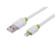 Kabel do ładowania isynchronizacji, silikonowy okrągły, 100 cm, USB > Lightning