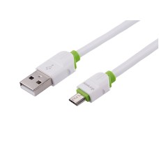 Kabel do ładowania isynchronizacji, silikonowy okrągły, 100 cm, USB > micro USB