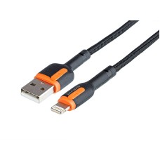 Kabel do ładowania i synchronizacji, w oplocie z mikrofibry, 100 cm, USB > Lightning