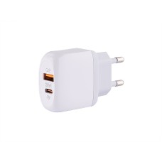 Ładowarka sieciowa 20W USB-C PD + QC3.0