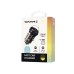 WAYME Ładowarka 12/24V, USB 18W + USB-C PD 33W, z pierścieniem, przezroczysta czarna