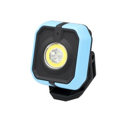 Lampa warsztatowa 10W COB LED, 1000 lm + 3W LED 350 lm, akumulatorowa Lampa warsztatowa 10W COB LED, 1000 lm + 3W LED 350 lm, akumulatorowa