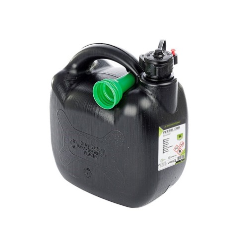 Kanister plastikowy na paliwo, 5L, owalny, czarny