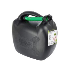 Kanister plastikowy na paliwo, 20L, owalny, czarny