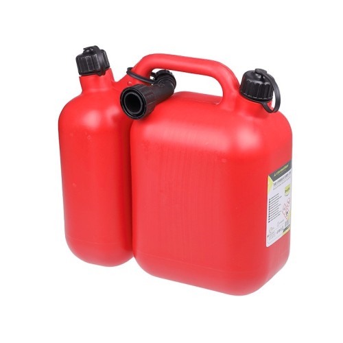 Kanister dwukomorowy na paliwo / olej, 5 + 2.5L Kanister dwukomorowy na paliwo / olej, 5 + 2.5L