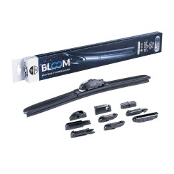 Pióro wycieraczki BLOOM M10 330 mm / 13" bezszkieletowe, 10 adapterów