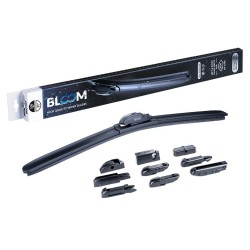 Pióro wycieraczki BLOOM M10 530 mm / 21" bezszkieletowe, 10 adapterów