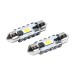 Żarówka VISION Festoon SV8.5 36 mm 12/24V 2x 3570 SMD LED, CANBUS, biała, 2 szt.