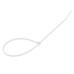 Opaski kablowe nylonowe 300x3,6 mm, białe, 100 szt.