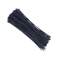 Opaski kablowe nylonowe 300x3,6 mm, czarne, 100 szt.
