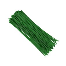 Opaski kablowe nylonowe 300x3,6 mm, zielone, 100 szt.