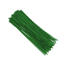 Opaski kablowe nylonowe 300x3,6 mm, zielone, 100 szt.