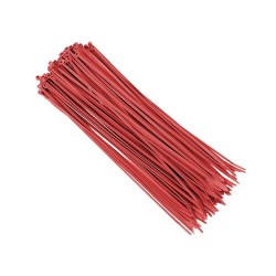 Opaski kablowe nylonowe 300x3,6 mm, czerwone , 100 szt.