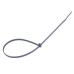 Opaski kablowe nylonowe 300x3,6 mm, srebrne, 100 szt.
