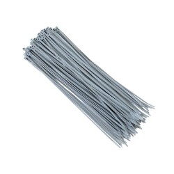 Opaski kablowe nylonowe 300x3,6 mm, srebrne, 100 szt.