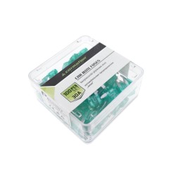 Bezpieczniki płytkowe mini 30A, 100 szt.