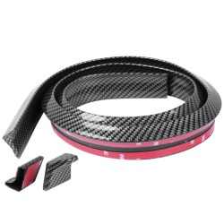 Listwa - spoiler na tylną klapę, 38 x 18 x 1500 mm, z końcówkami, carbon