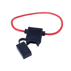 Oprawa bezpiecznika UNI hermetyczna, przewód 30 cm, 1.5 mm kw