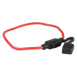 Oprawa bezpiecznika MINI hermetyczna, przewód 30 cm, 1.8 mm kw