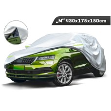 Pokrowiec na SUV "M" 430x175x150 cm, 3-warstwy, odblaski, suwak przy drzwiach