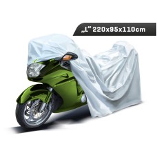 Pokrowiec na motocykl "L" 220x95x110 cm, 3-warstwy, odblaski