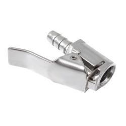 Końcówka zaciskowa do pompowania kół na wąż 6 mm, metalowa Końcówka zaciskowa do pompowania kół na wąż 6 mm, metalowa
