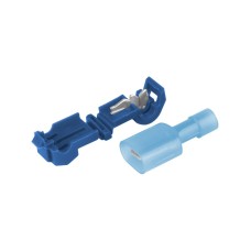 Szybkozłączki rozgałęźne typ-T, niebieskie, 2.5-4.0mm kw, 16-14 AWG, 15A max, 5 szt.