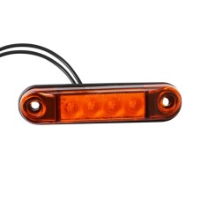 Lampa obrysowa typu SLIM 4x LED, 12/24V, pomarańczowa