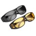 Okulary UV, zestaw żółte + czarne szkła
