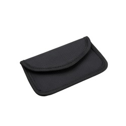 Etui poziome na kartę Keyless, blokujące sygnał, czarne