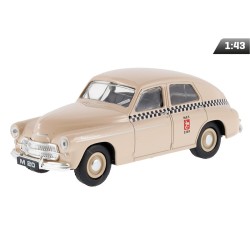Model 1:43, PRL WARSZAWA M20 TAXI, beżowy