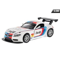 Model 1:38 BMW Z4 GT3, biały