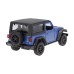 Model 1:35 RMZ Jeep Wrangler Rubicon 2021 Hard Top, niebieski