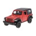 Model 1:35 RMZ Jeep Wrangler Rubicon 2021 Hard Top, czerwony
