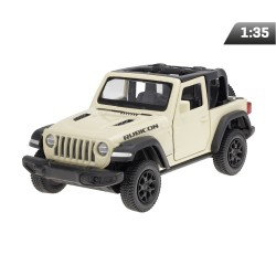 Model 1:35 RMZ Jeep Wrangler Rubicon 2021 Convertible, kremowy