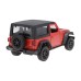 Model 1:35 RMZ Jeep Wrangler Rubicon 2021 - Soft Top, czerwony