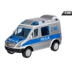 Model 1:50, Mercedes-Benz Sprinter Mini, POLICJA, srebrny
