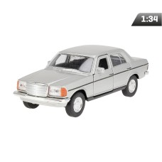 Model 1:34, Mercedes-Benz W123, srebrny Model 1:34, Mercedes-Benz W123, srebrny