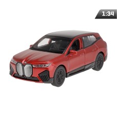 Model 1:34, BMW iX, czerwony Model 1:34, BMW iX, czerwony
