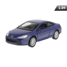 Model 1:34, Peugeot Coupe 407, niebieski Model 1:34, Peugeot Coupe 407, niebieski
