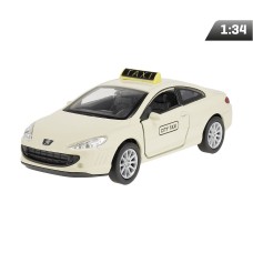 Model 1:34, Peugeot Coupe 407 TAXI, kremowy Model 1:34, Peugeot Coupe 407 TAXI, kremowy
