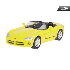 Model 1:34, DODGE Viper SRT-10 2003, żółty Model 1:34, DODGE Viper SRT-10 2003, żółty