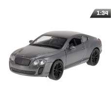 Model 1:34, Bentley Continental Supersport, srebrny Model 1:34, Bentley Continental Supersport, srebrny