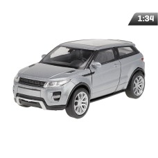 Model 1:34, Land Rover Range RoverEvoque, srebrny Model 1:34, Land Rover Range RoverEvoque, srebrny