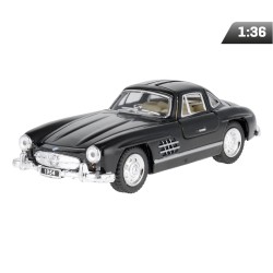 Model 1:36, 1954 Mercedes-Benz 300SL, czarny
